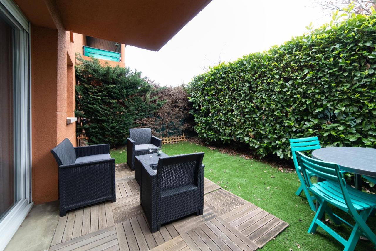 My Cozy Flat Blagnac - T2 - Free Parking - Terrasse - Jardin Apartment Ngoại thất bức ảnh