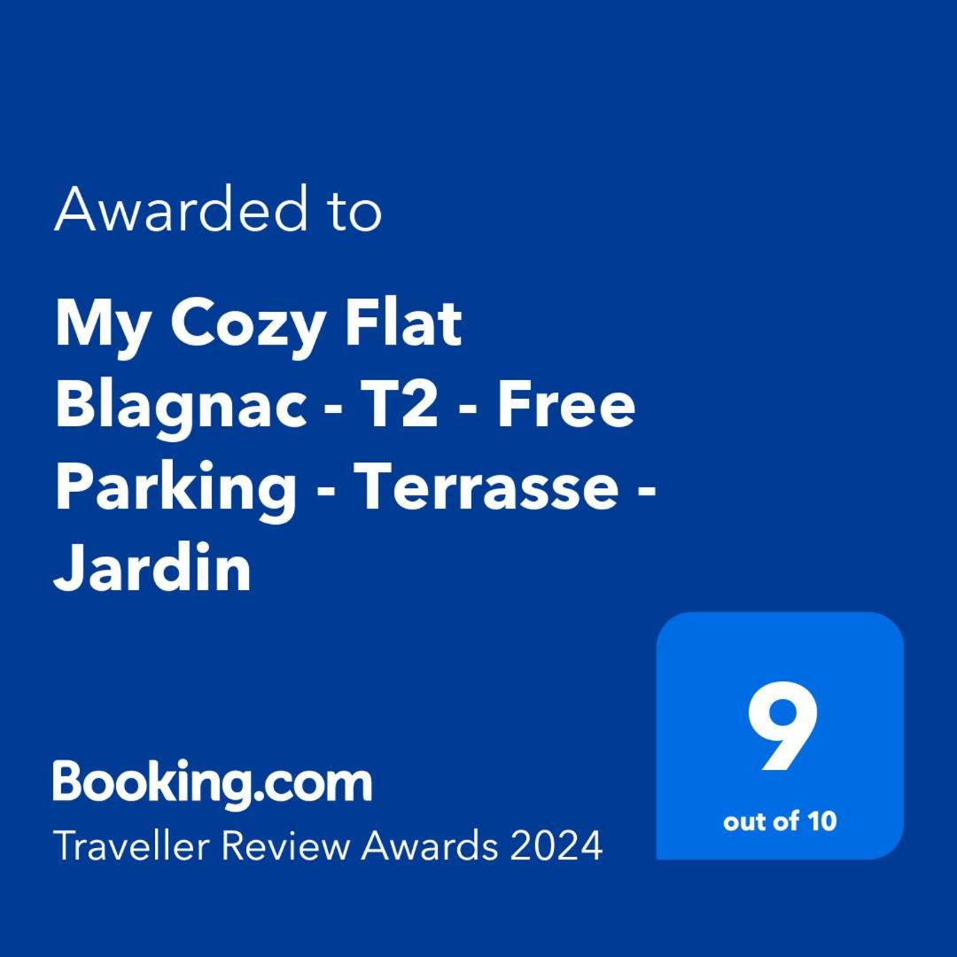 My Cozy Flat Blagnac - T2 - Free Parking - Terrasse - Jardin Apartment Ngoại thất bức ảnh